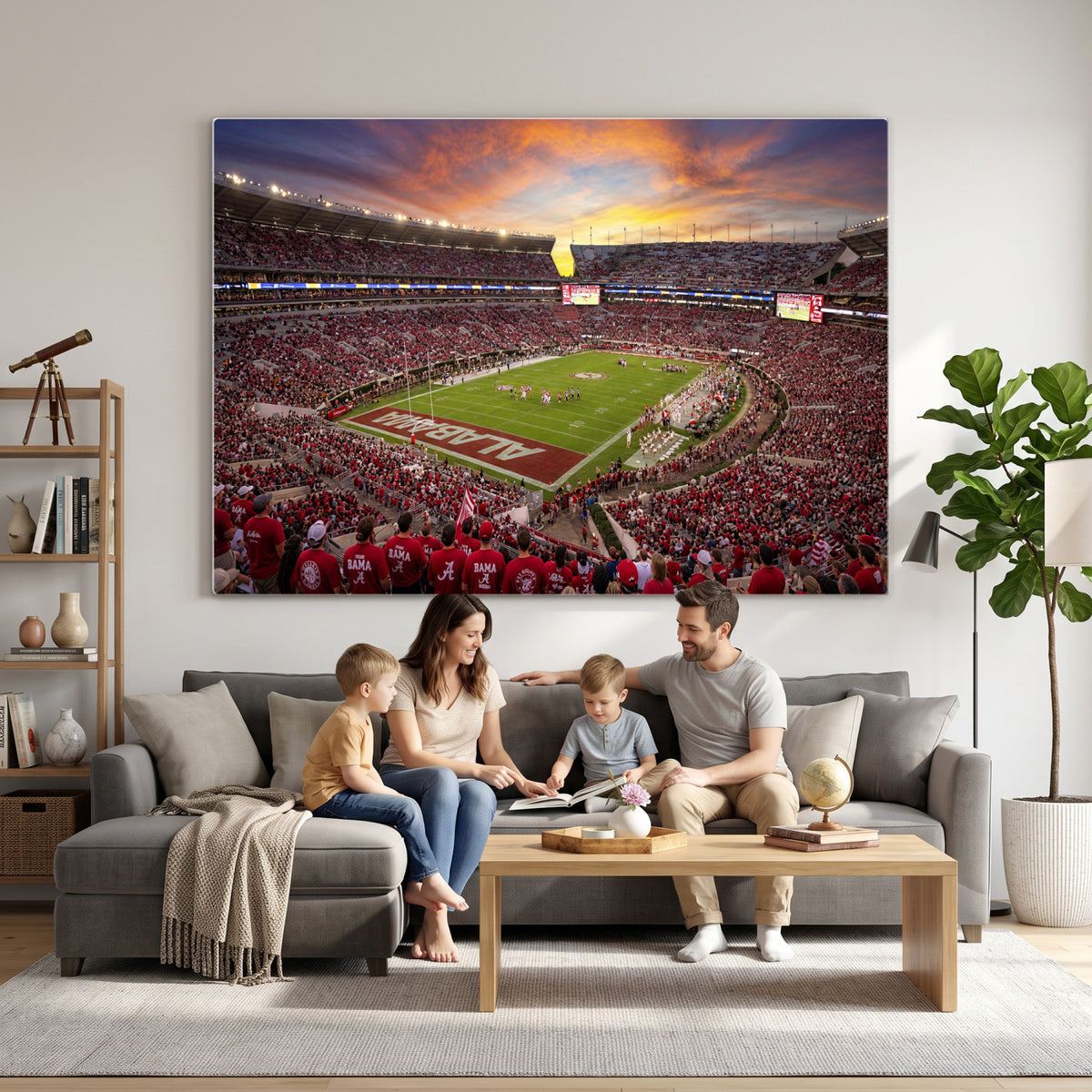 41995919-MGV-CV-36X24 - Stadium Wall Art Canvas Print