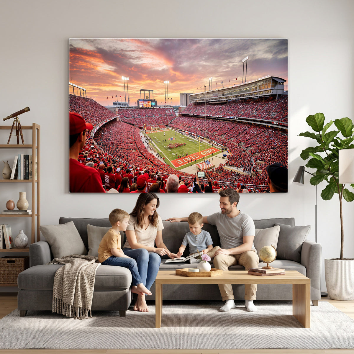 94754966-MGV-CV-36X24 - Stadium Wall Art Canvas Print