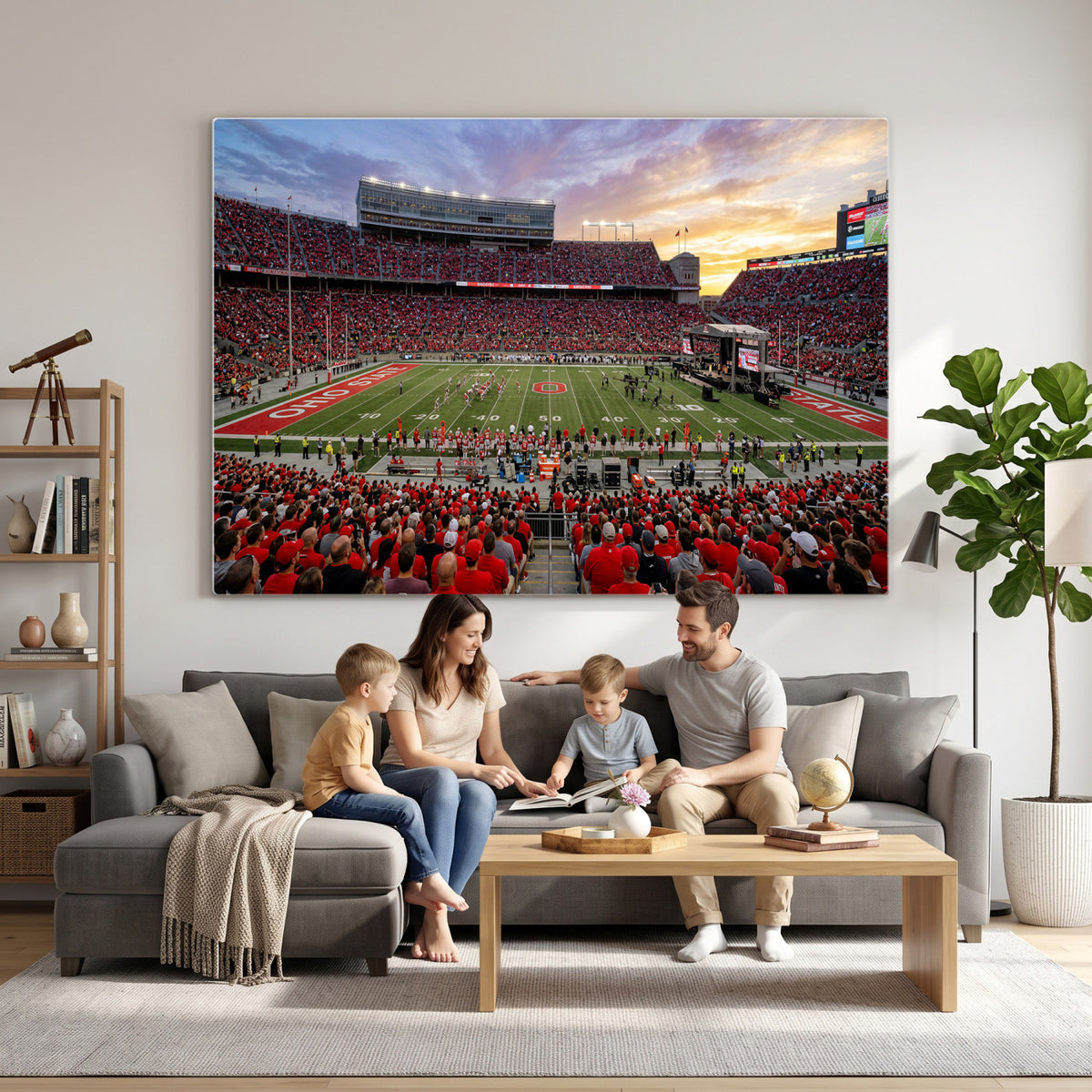 23196993-MGV-CV-36X24 - Stadium Wall Art Canvas Print