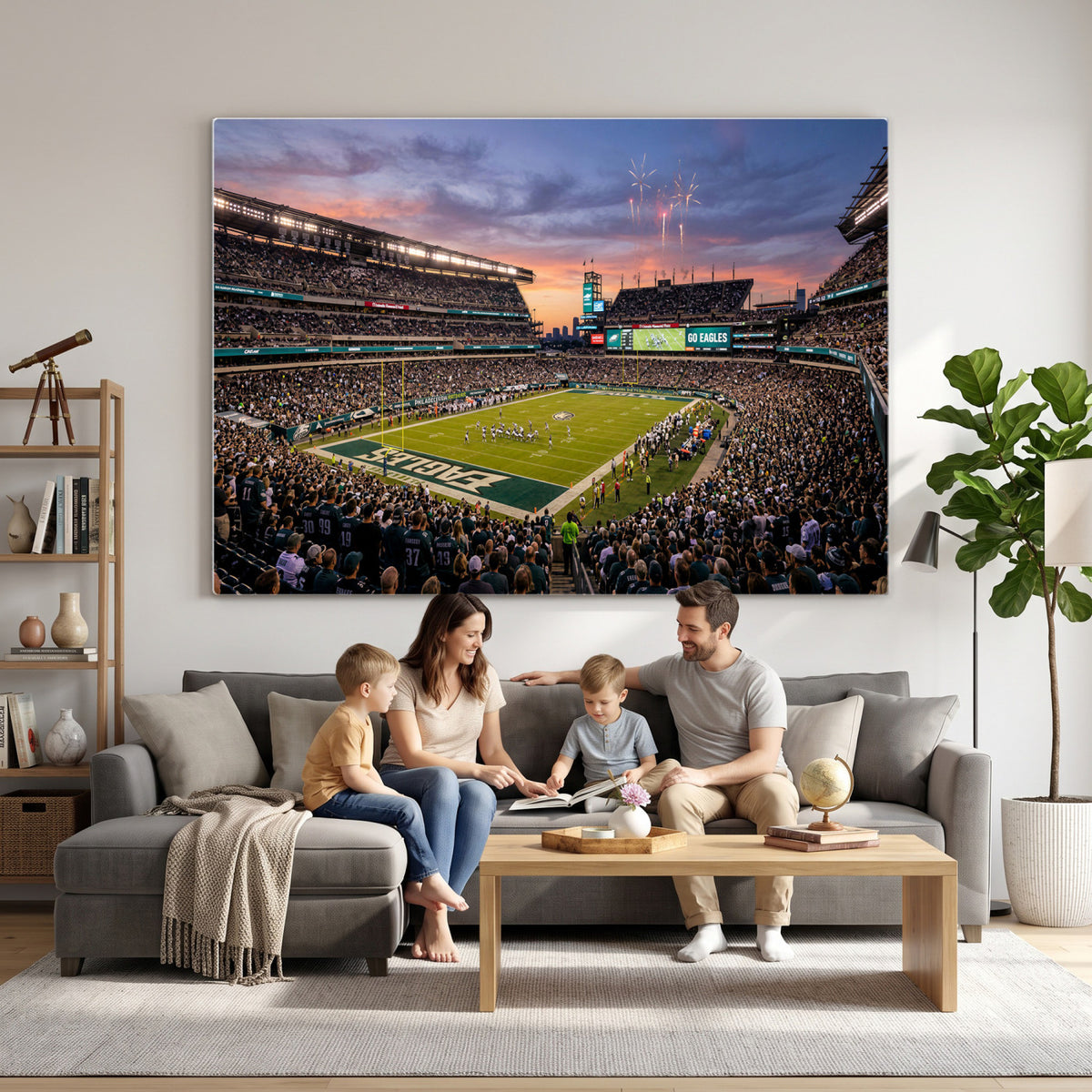 15549432-MGV-CV-36X24 - Stadium Wall Art Canvas Print