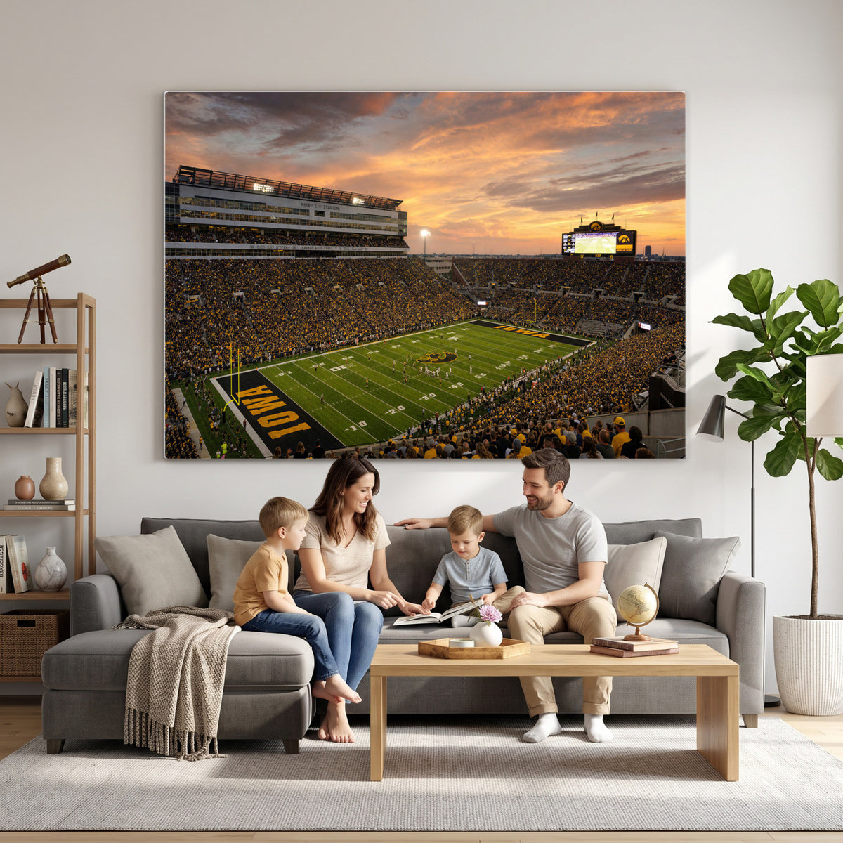 84993181-MGV-CV-36X24 - Stadium Wall Art Canvas Print