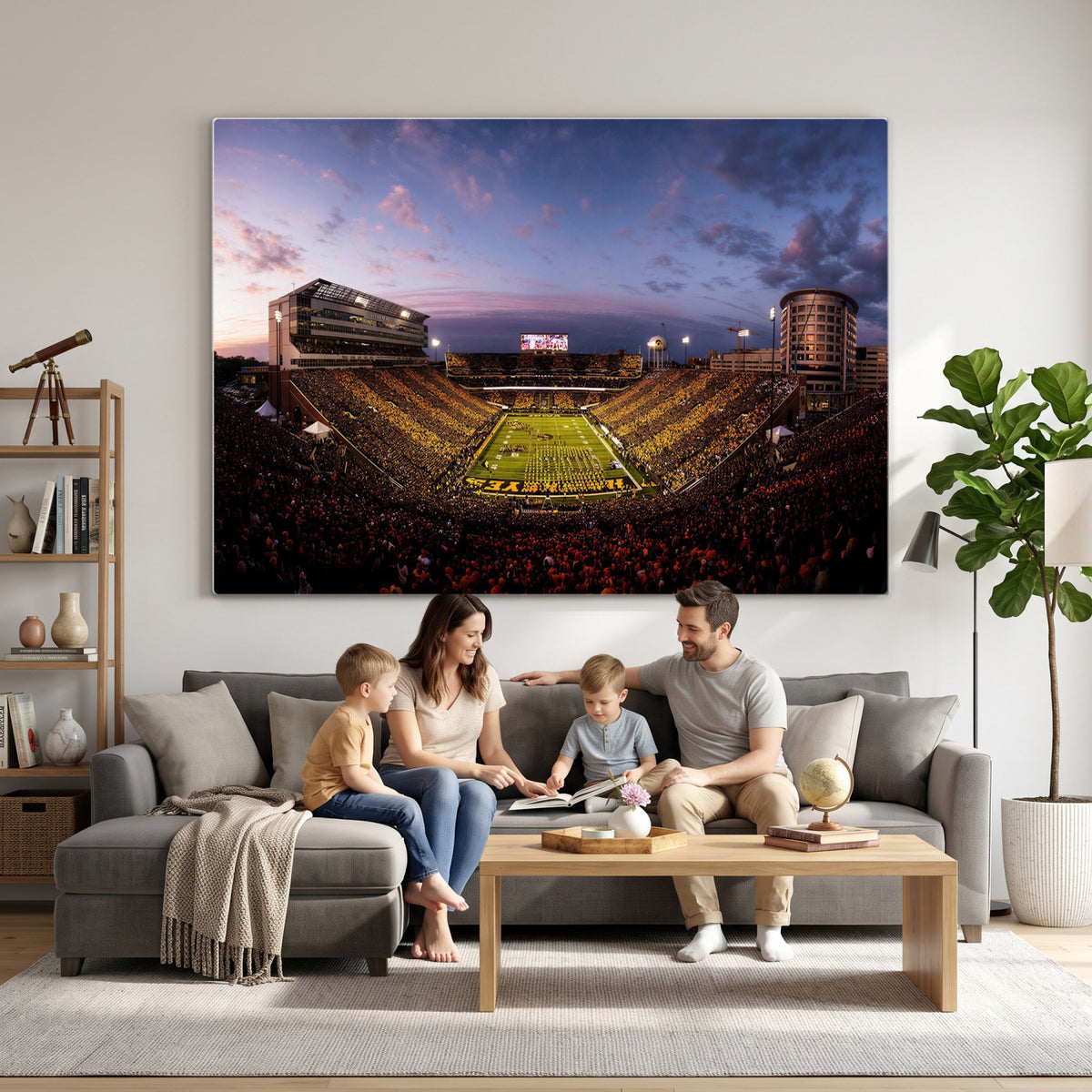 49683861-MGV-CV-36X24 - Stadium Wall Art Canvas Print