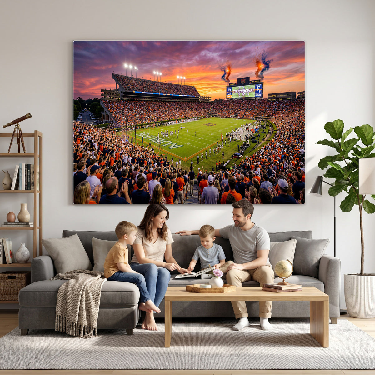 77756715-MGV-CV-36X24 - Stadium Wall Art Canvas Print