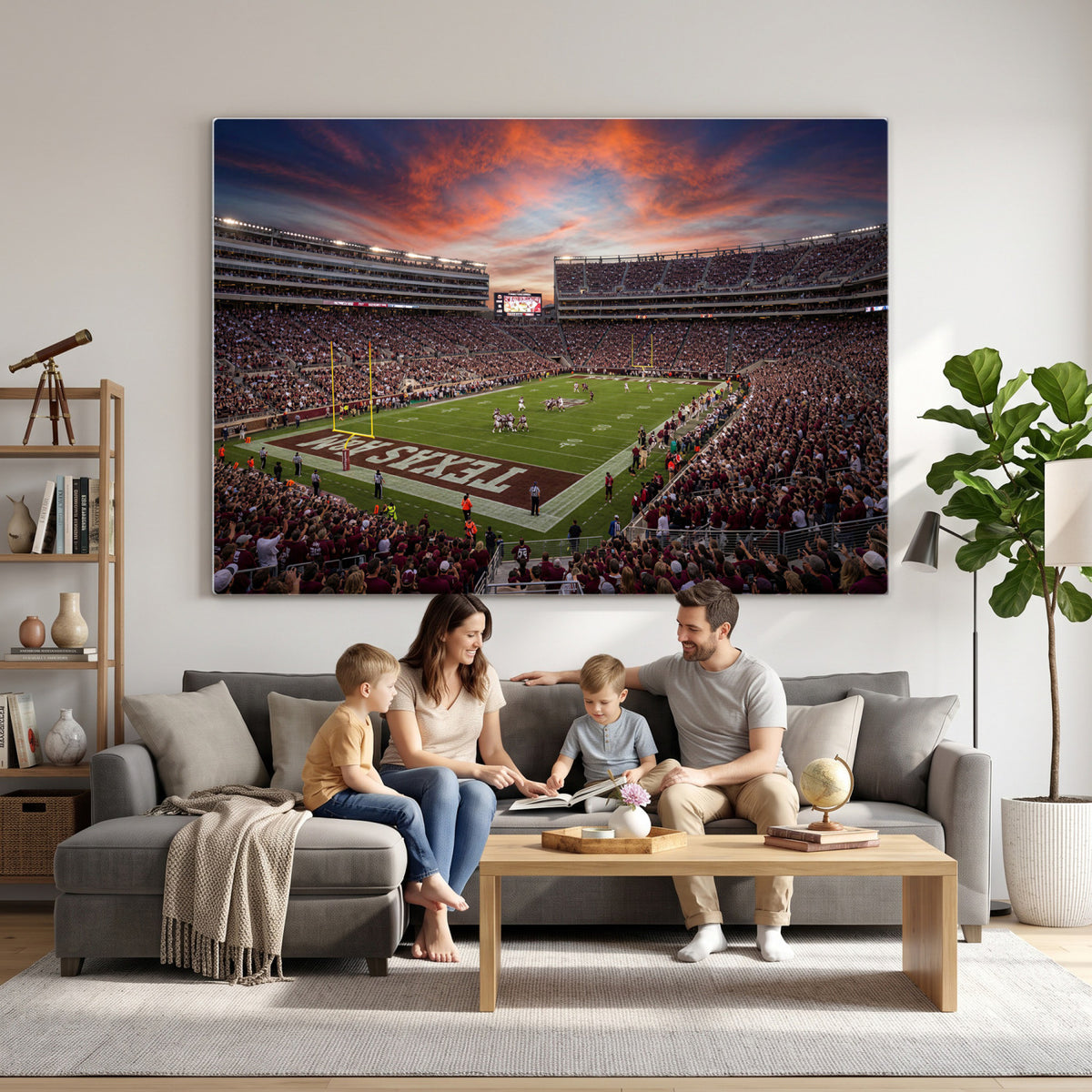 44328991-MGV-CV-36X24 - Stadium Wall Art Canvas Print