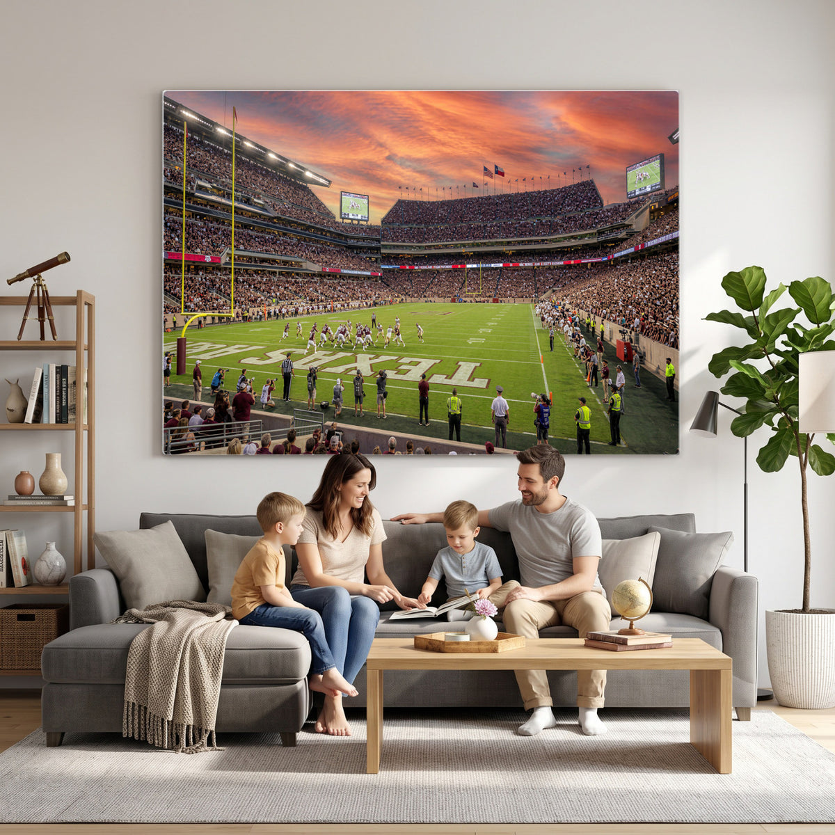 80055809-MGV-CV-36X24 - Stadium Wall Art Canvas Print