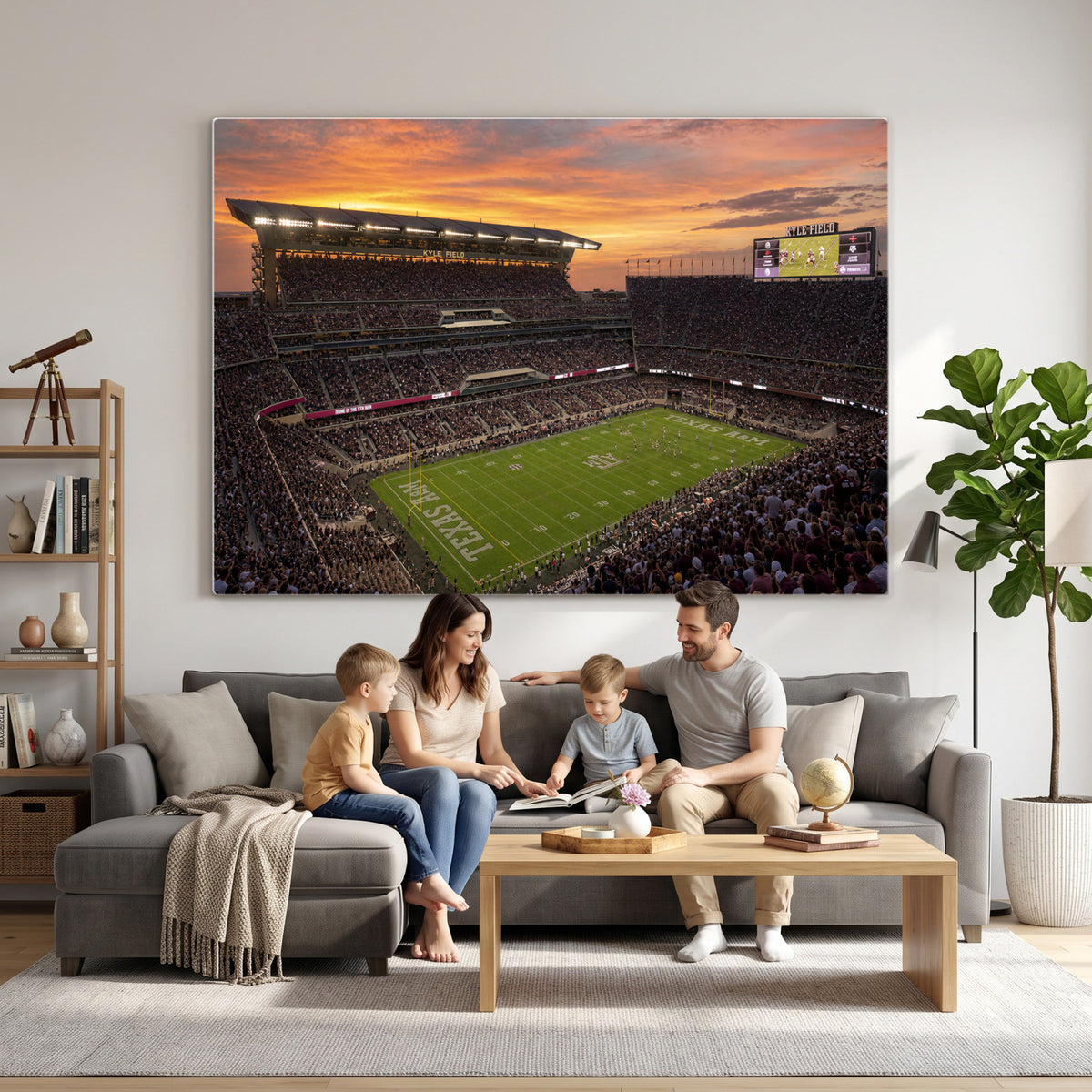 77401853-MGV-CV-36X24 - Stadium Wall Art Canvas Print