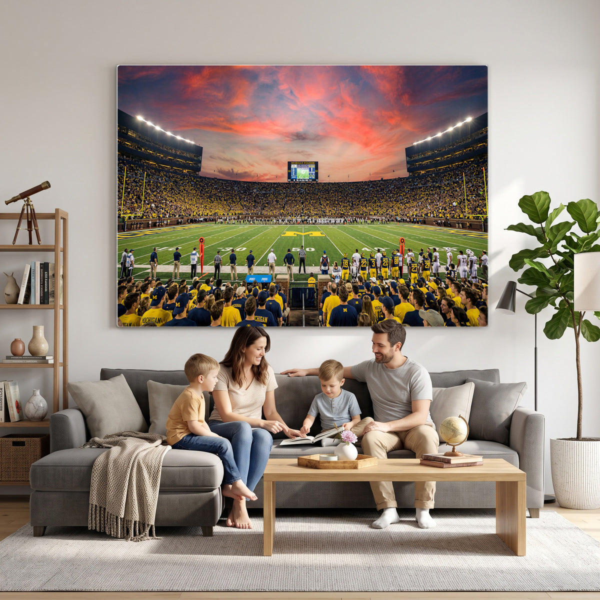 47185949-MGV-CV-36X24 - Stadium Wall Art Canvas Print