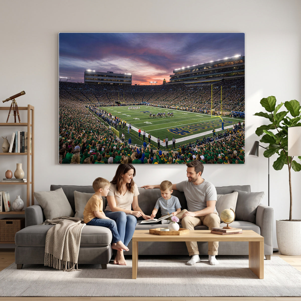 34836892-MGV-CV-36X24 - Stadium Wall Art Canvas Print