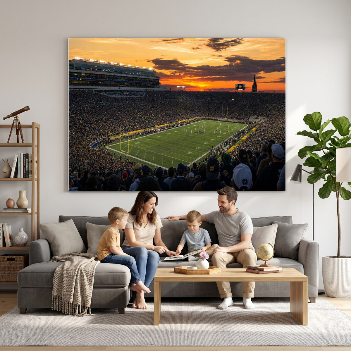 73585402-MGV-CV-36X24 - Stadium Wall Art Canvas Print