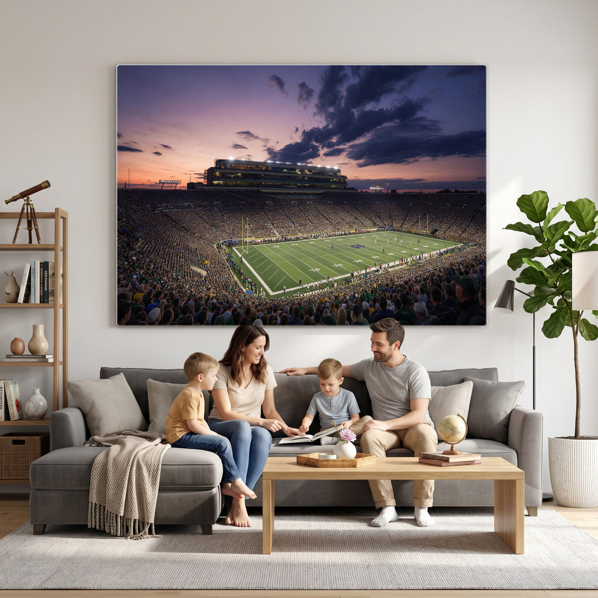 48837941-MGV-CV-36X24 - Stadium Wall Art Canvas Print