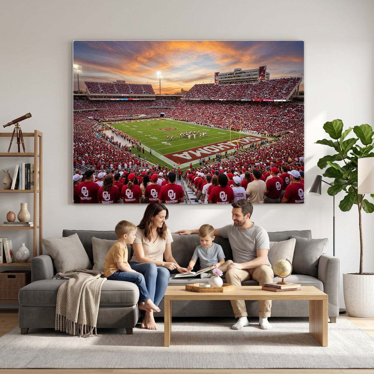 92718741-MGV-CV-36X24 - Stadium Wall Art Canvas Print