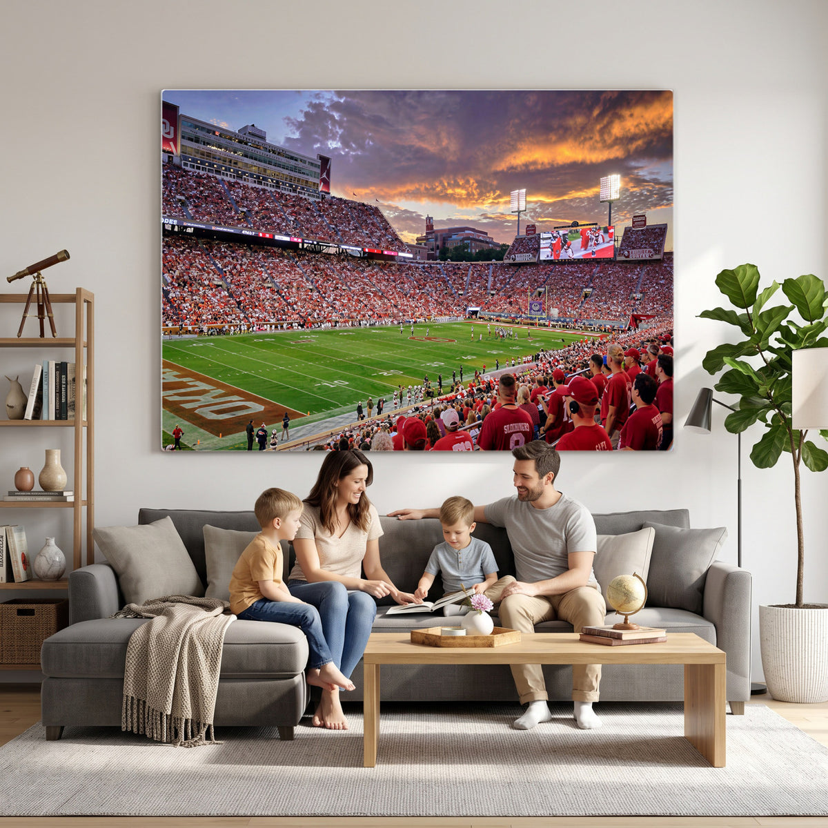 47794729-MGV-CV-36X24 - Stadium Wall Art Canvas Print