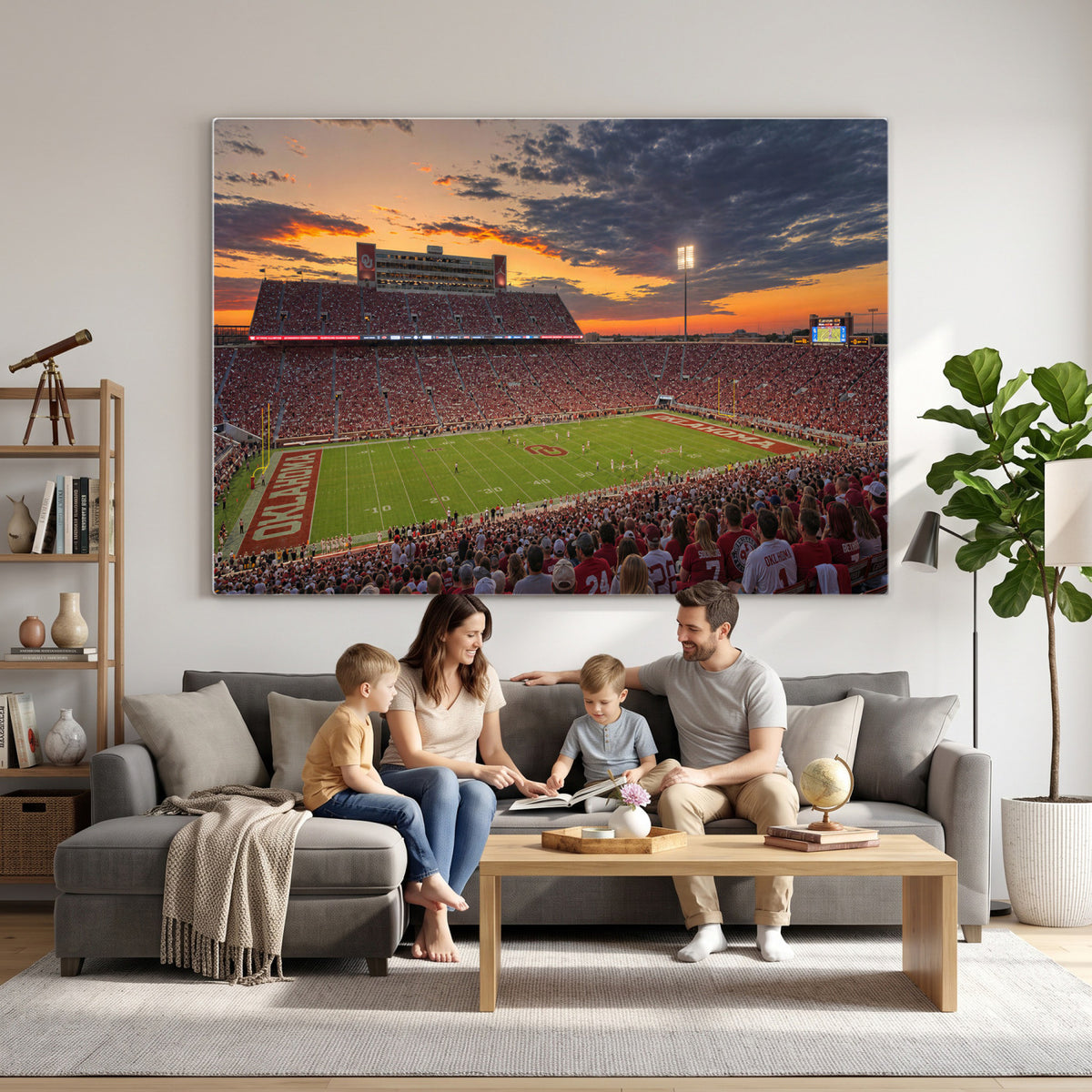 75444407-MGV-CV-36X24 - Stadium Wall Art Canvas Print