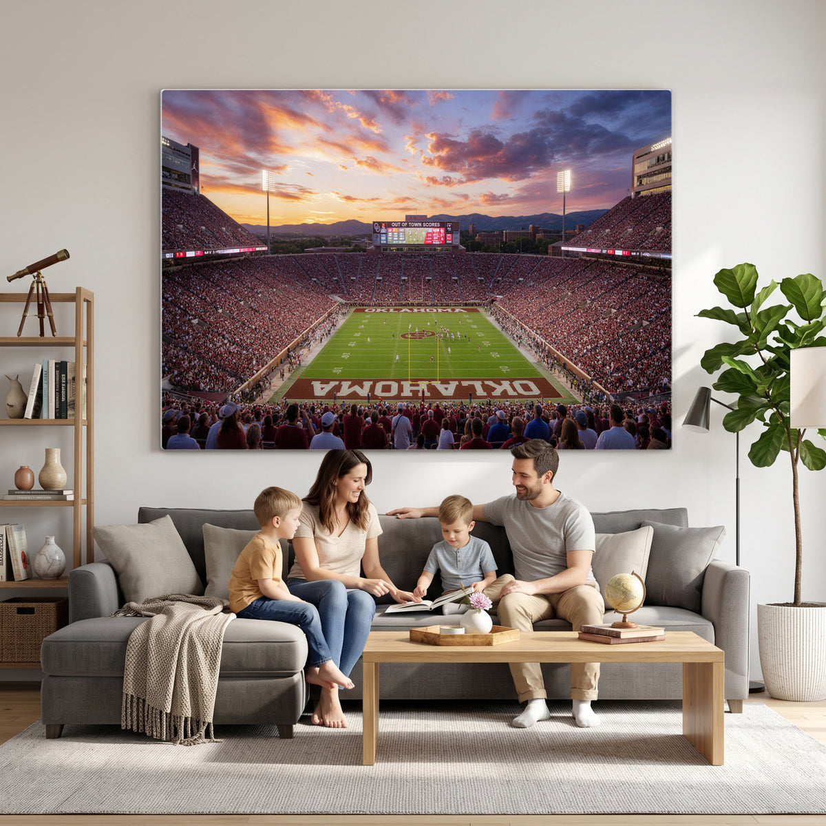 18509931-MGV-CV-36X24 - Stadium Wall Art Canvas Print