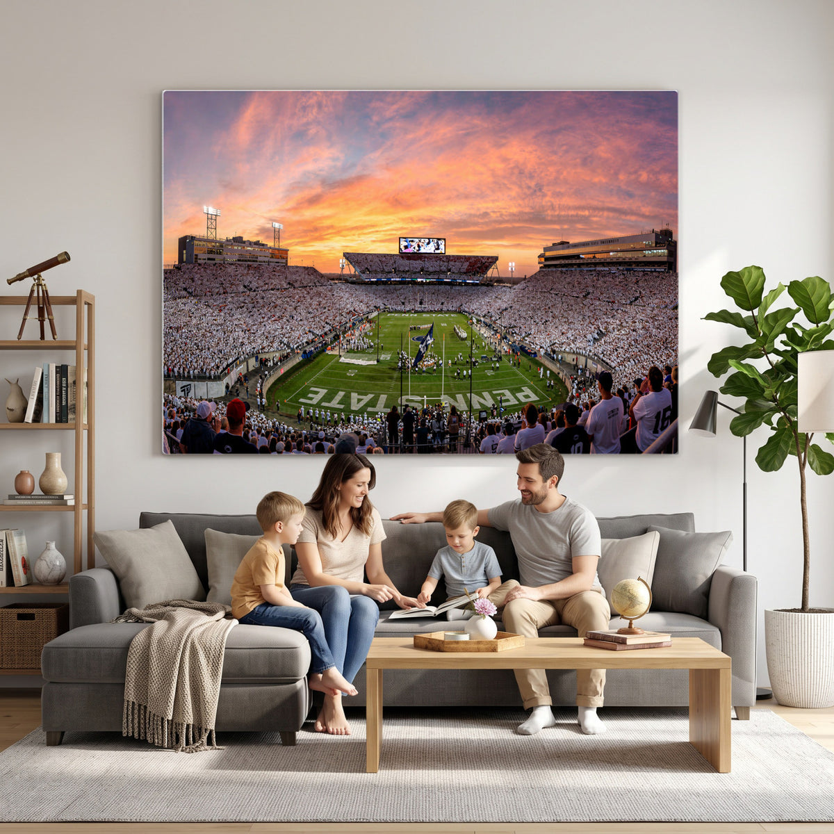53161432-MGV-CV-36X24 - Stadium Wall Art Canvas Print
