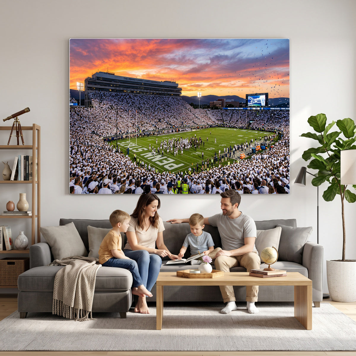 37057330-MGV-CV-36X24 - Stadium Wall Art Canvas Print