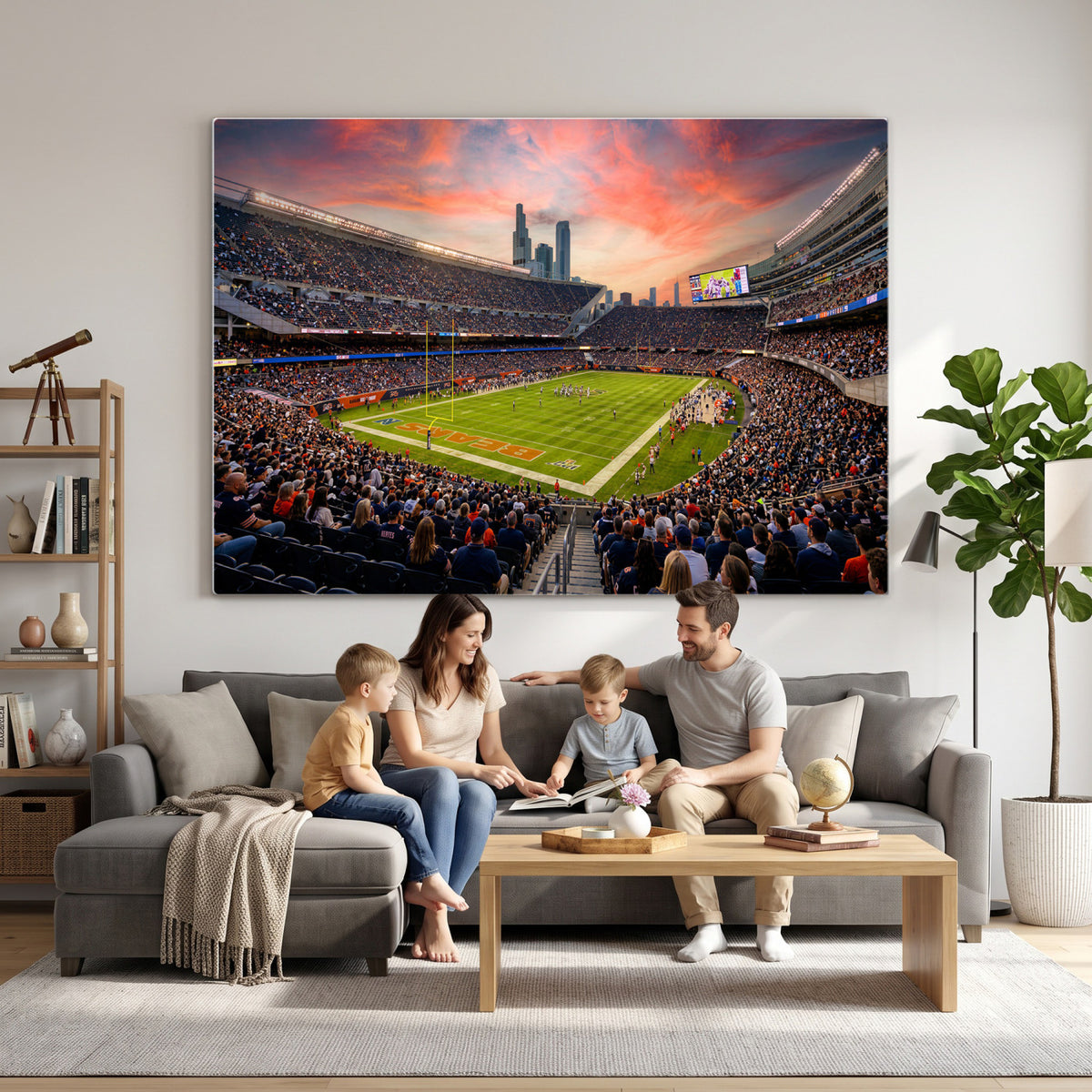 15295996-MGV-CV-36X24 - Stadium Wall Art Canvas Print