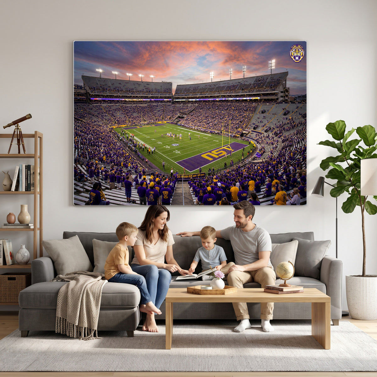 20281385-MGV-CV-36X24 - Stadium Wall Art Canvas Print