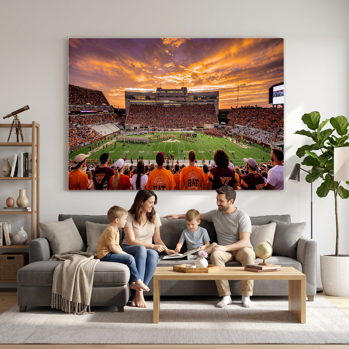 25873880-MGV-CV-36X24 - Stadium Wall Art Canvas Print