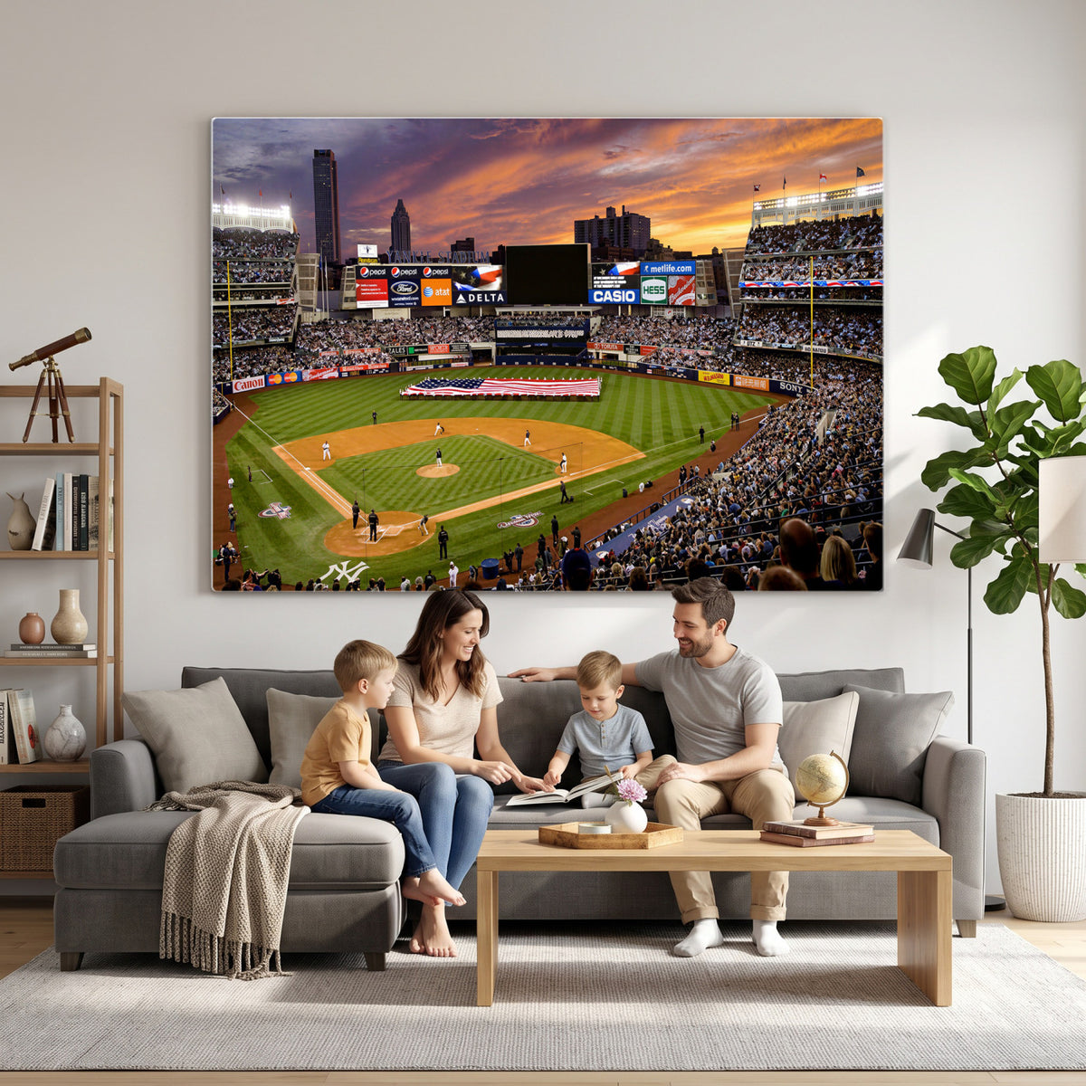 39000124-MGV-CV-36X24 - Stadium Wall Art Canvas Print