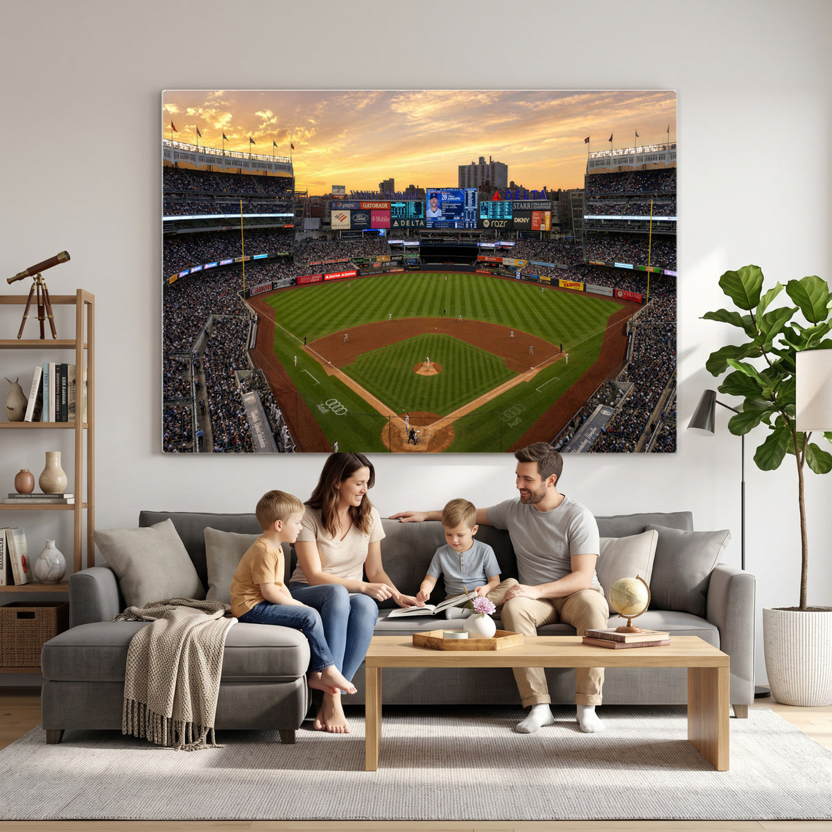 17396699-MGV-CV-36X24 - Stadium Wall Art Canvas Print