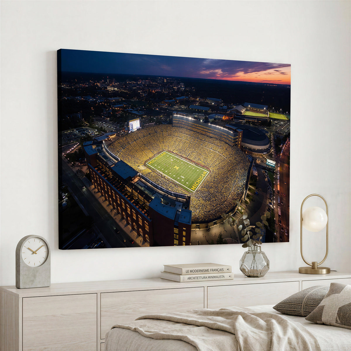 61127284-MGV-CV-36X24 - Stadium Wall Art Canvas Print