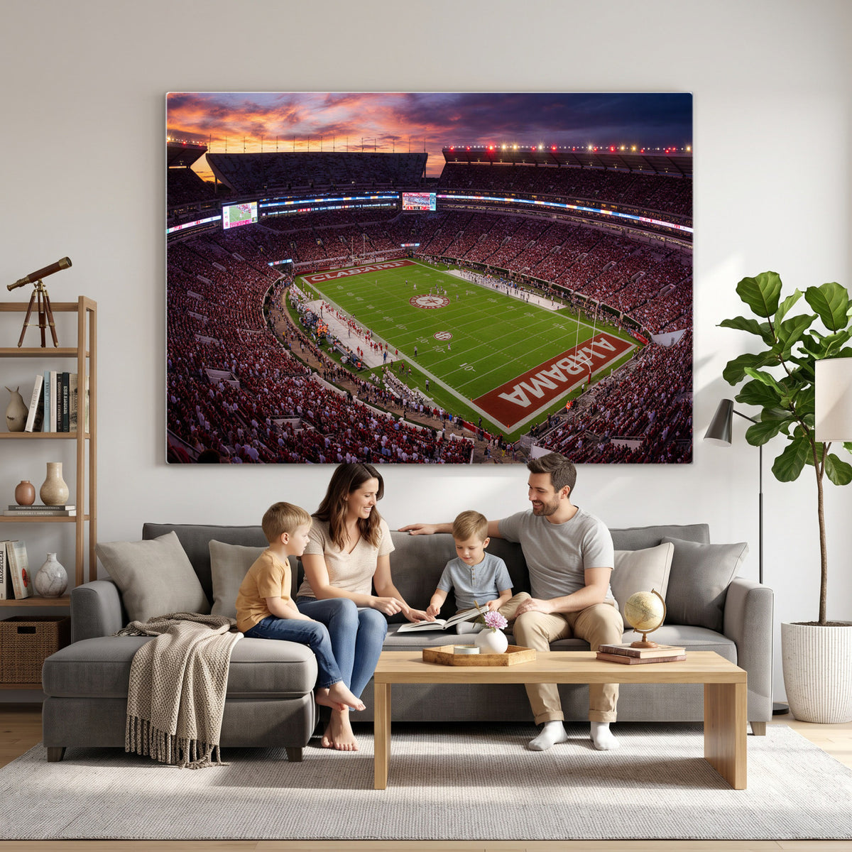 59537492-MGV-CV-36X24 - Stadium Wall Art Canvas Print