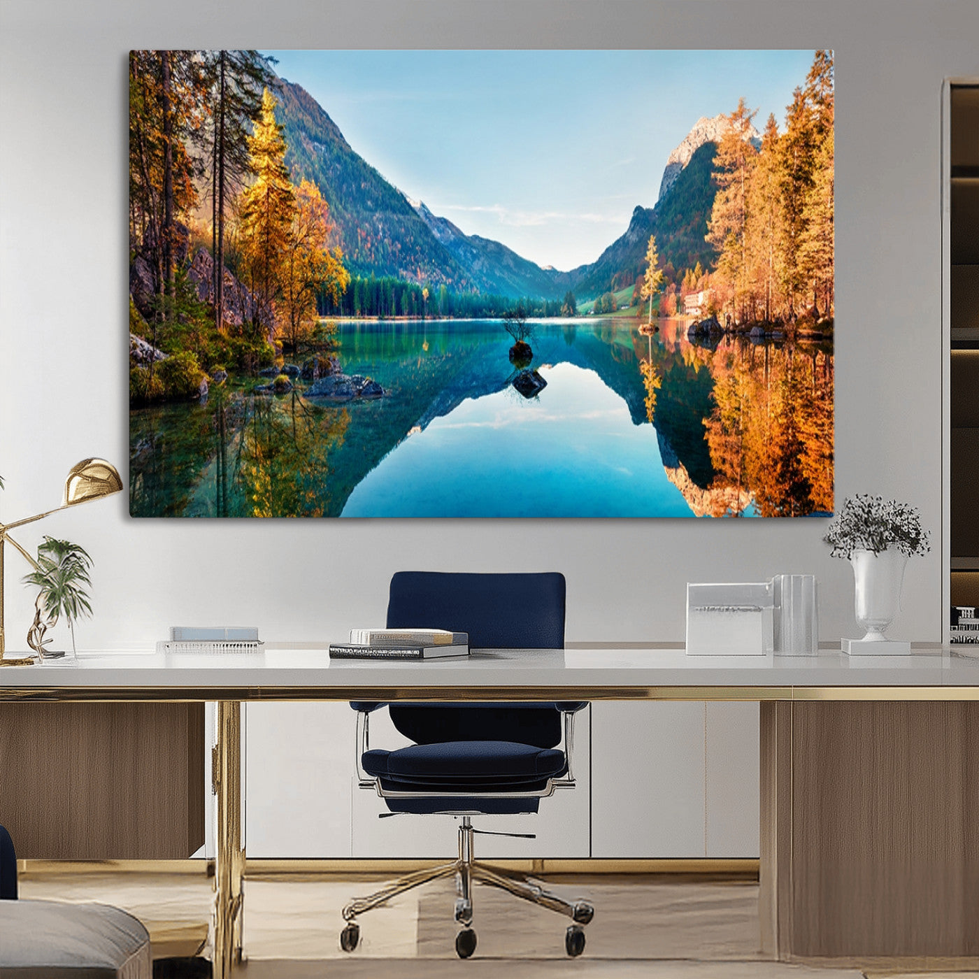 -Fantastic Autumn Panorama Wall Art Canvas Print