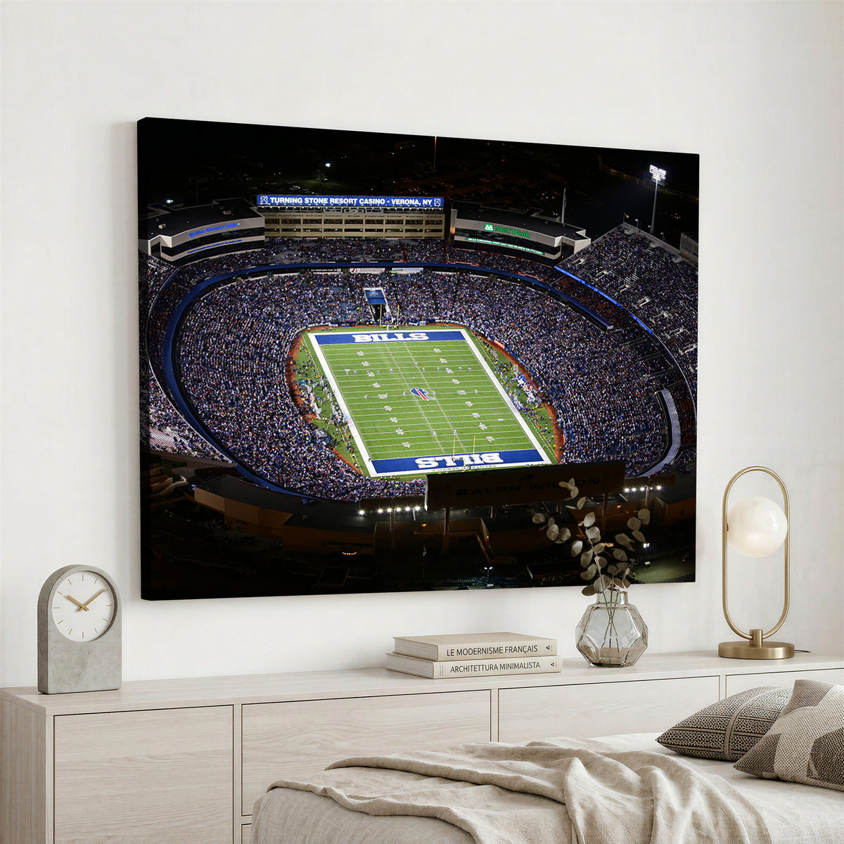 19030-MGV-CV-36X24 - Buffalo Bills NFL Football Team Print, Highmark Stadium