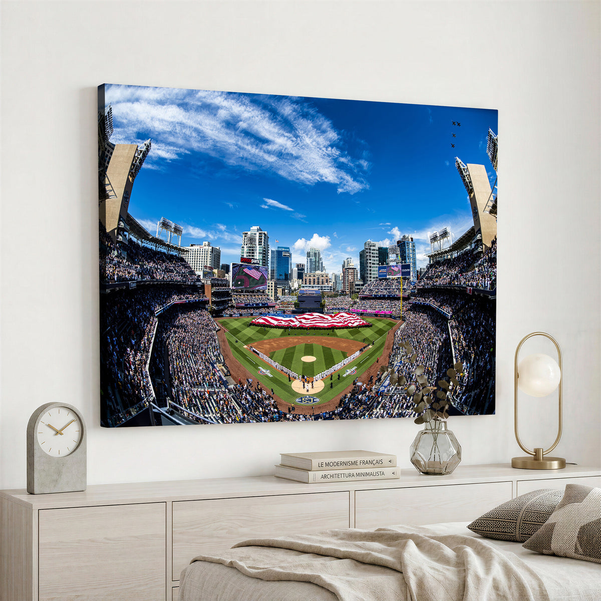 52297-MGV-CV-36X24 - San Diego Padres Baseball Team Print, Petco Park Stadium