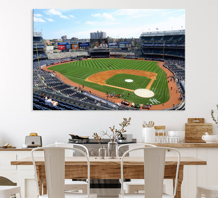 Buffalo Bills Stadium Wall Art - Buffalo Bills Decor- NFL Fans Gift, Perfect Sports Decor for Living Rooms, Man Caves & Game Rooms