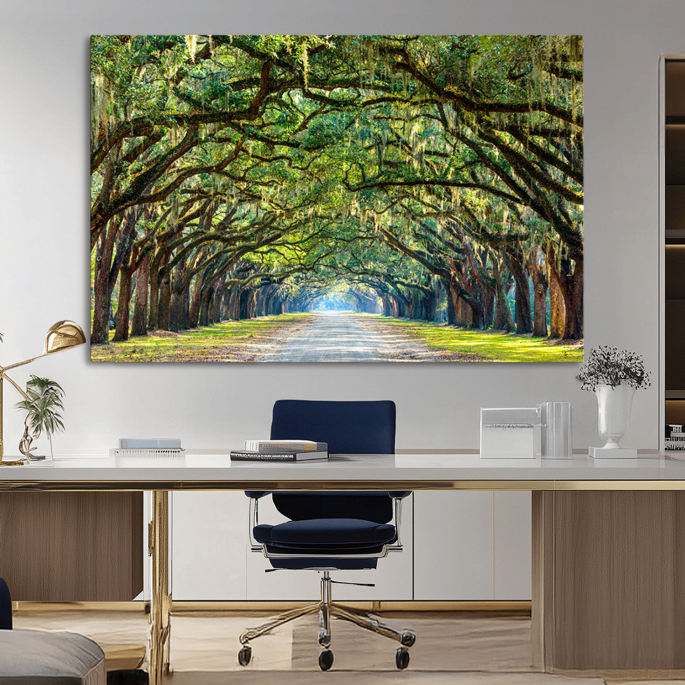 MGV-CV-36X24 - Wormsloe State Plantation Driveway Wall Art Canvas Print