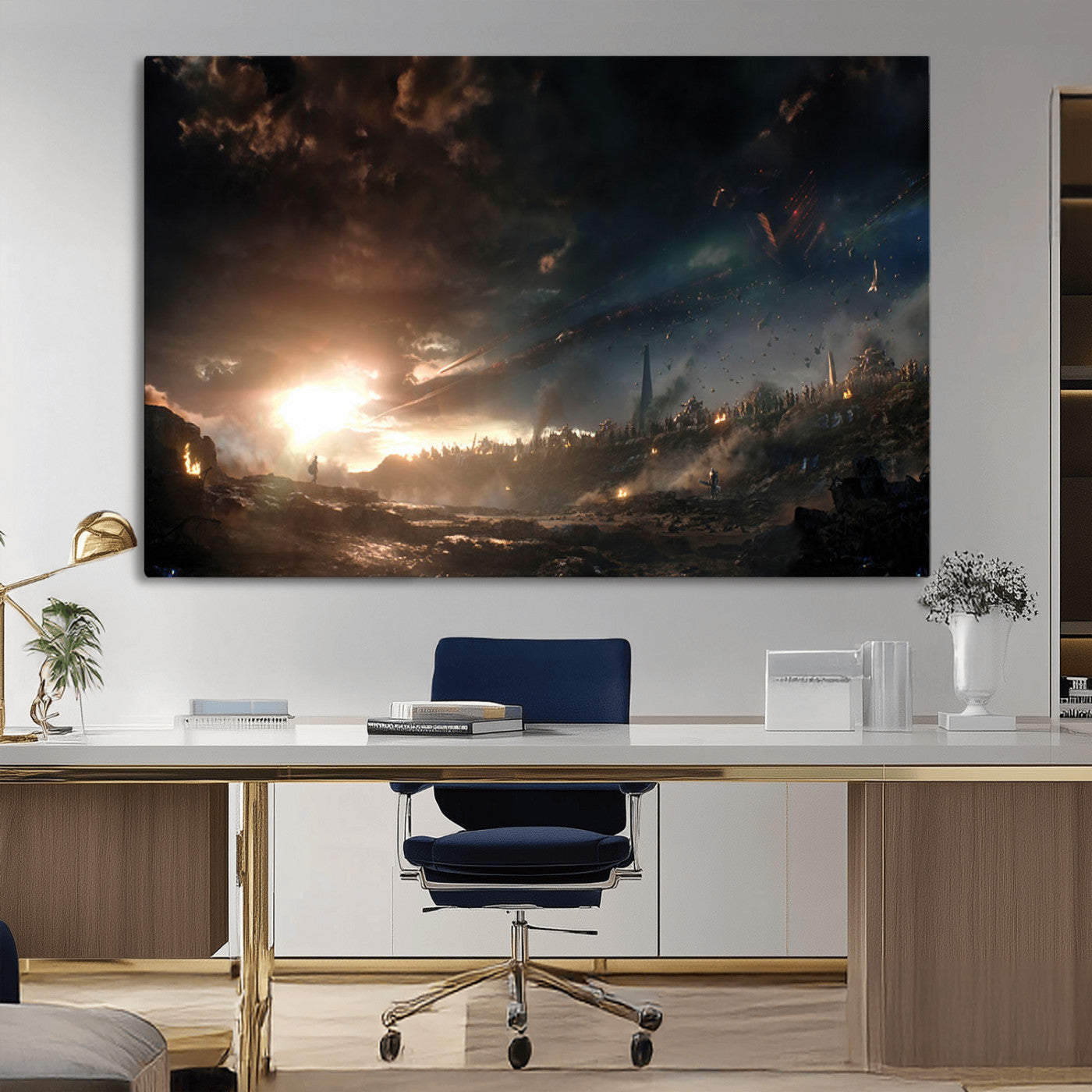 MGV-CV-36X24 - Avengers Planet Wall Art Canvas Print