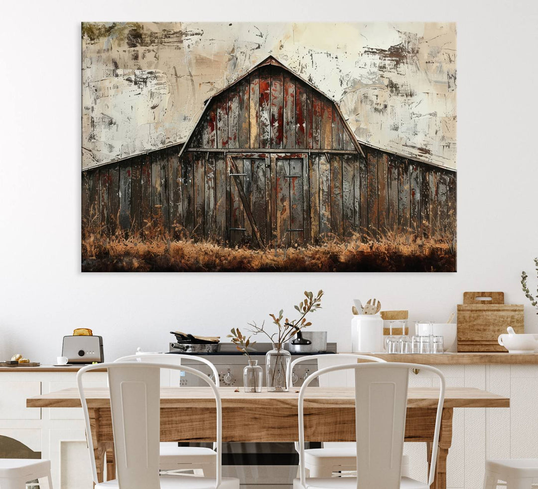 Rustic Barn Wall Art enhances your space with farmhouse-style decor.