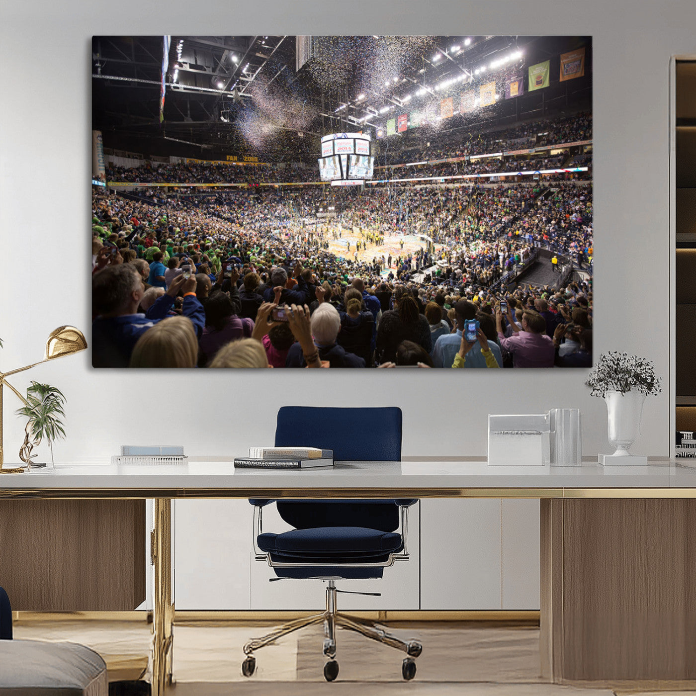 MGV-CV-36X24 - Bridgestone Arena Wall Art Canvas | Nashville Predators Hockey Team Print | Canvas Print | Ready to