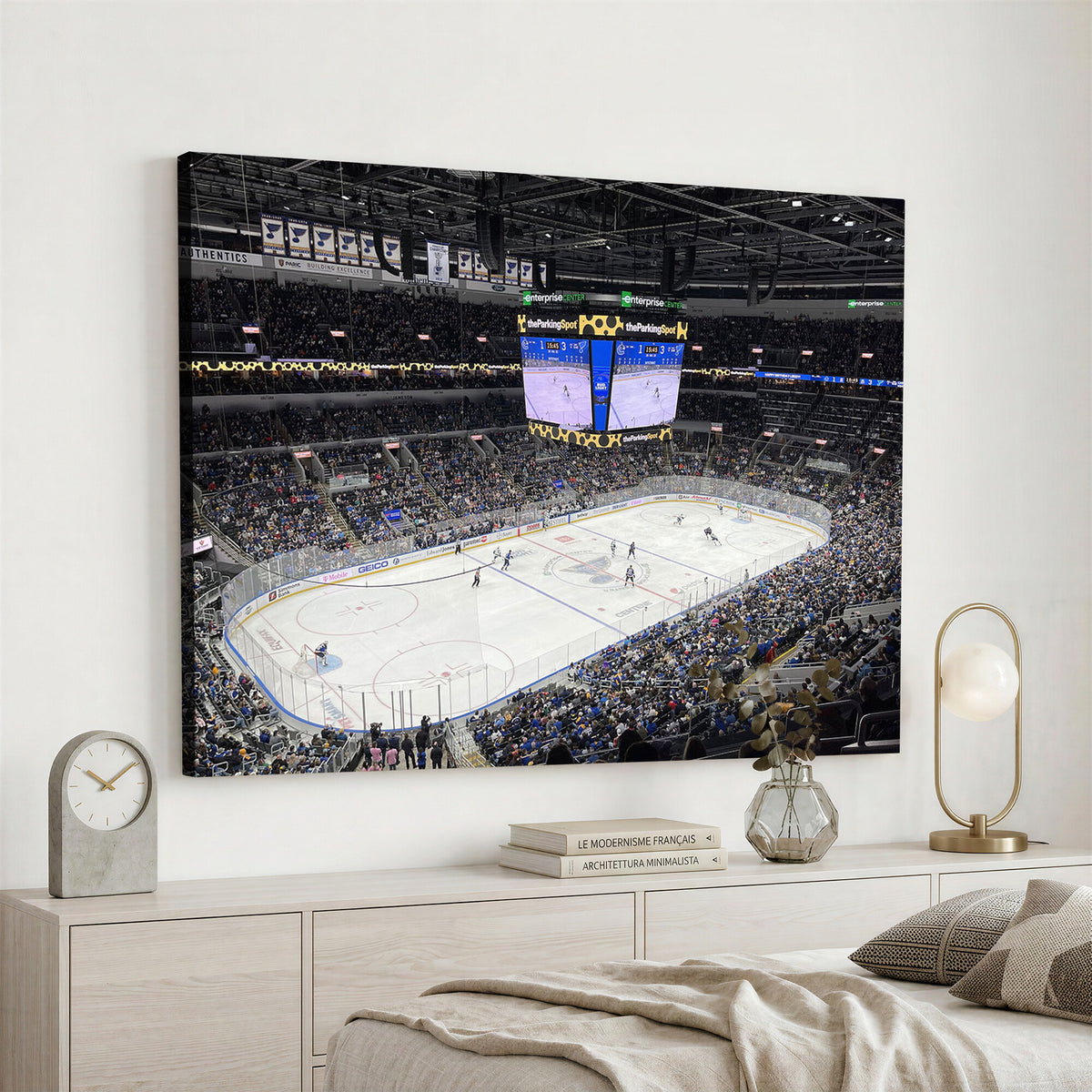 75222-MGV-CV-36X24 - Enterprise Center Missouri St. Louis Blues Hockey Stadium