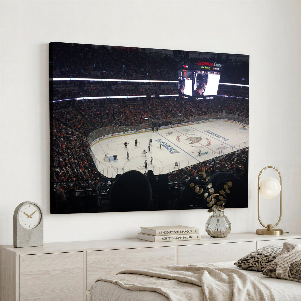 24634-MGV-CV-36X24 - Honda Center California Anaheim Ducks Hockey Stadium Wall Art