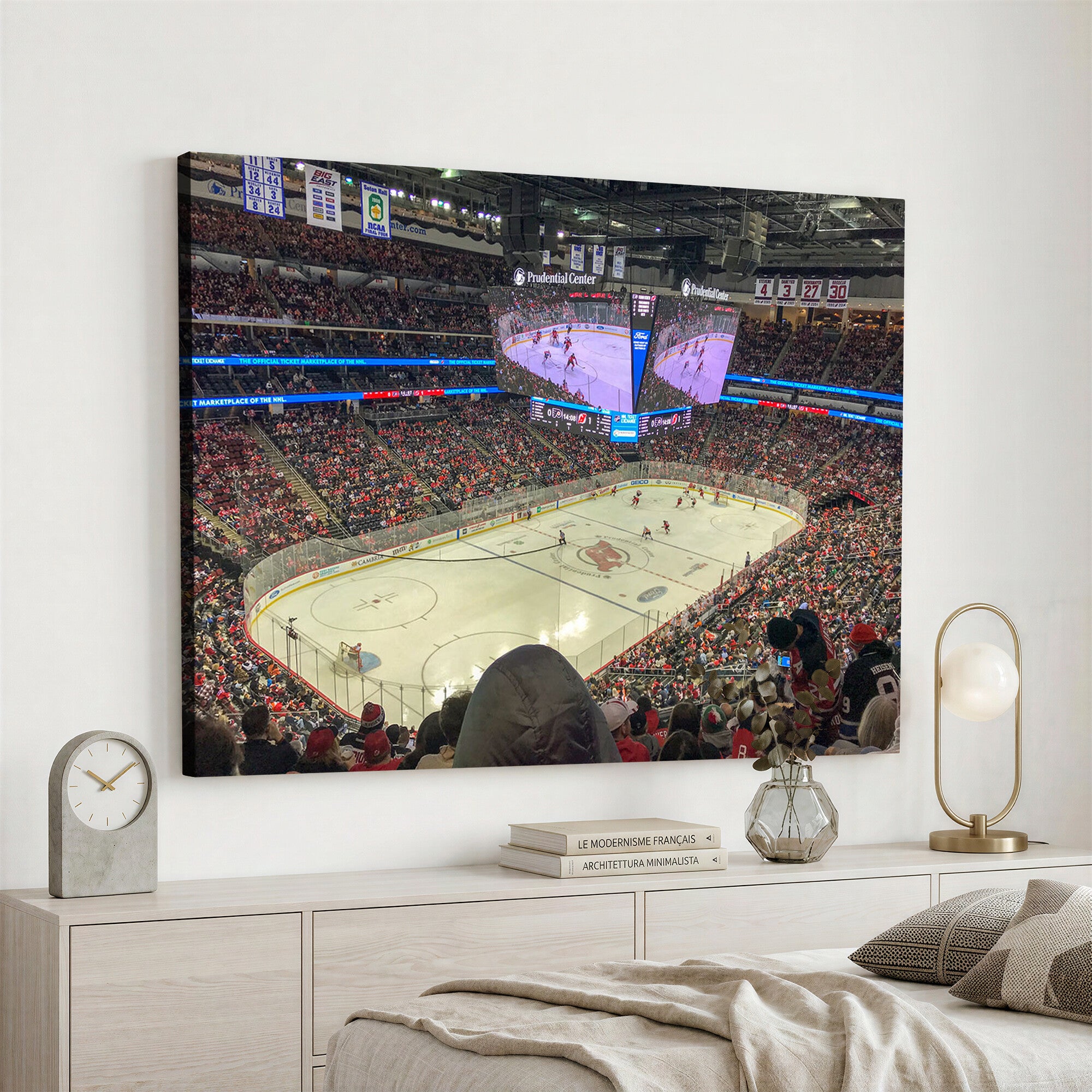 【美品】welcome to the prudential Prudential Center Wall Art | New Jersey Devils Hockey Stadium