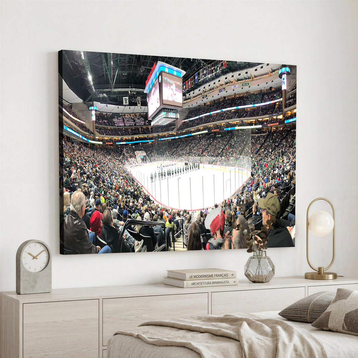 44414-MGV-CV-36X24 - Xcel Energy Center St Paul Minnesota Wild Ice Hockey Stadium