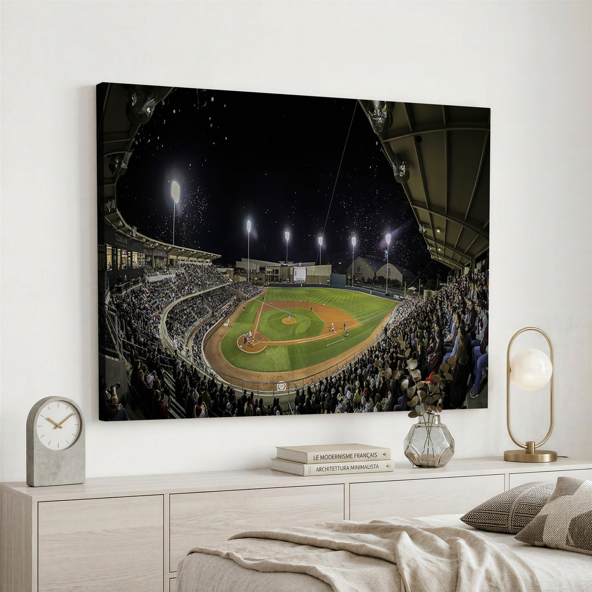 10262-MGV-CV-36X24 - Olsen Field at Blue Bell Park - Texas A&M Aggies Baseball Stadium Wall Art Canvas Print