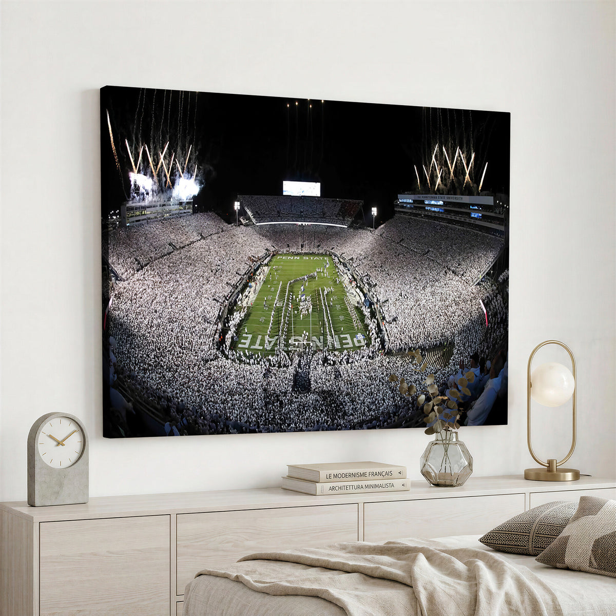 84537-MGV-CV-36X24 - Penn State Beaver Stadium Canvas Wall Art - Nittany Lions Football Print