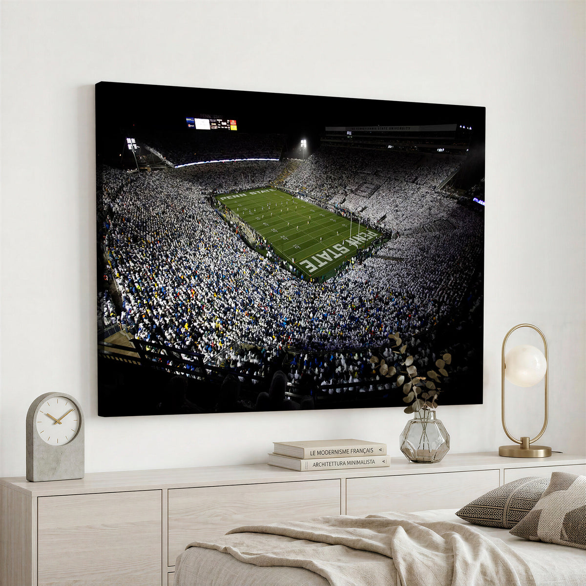 96825-MGV-CV-36X24 - Penn State Football Stadium Wall Art - Beaver Stadium Canvas Print