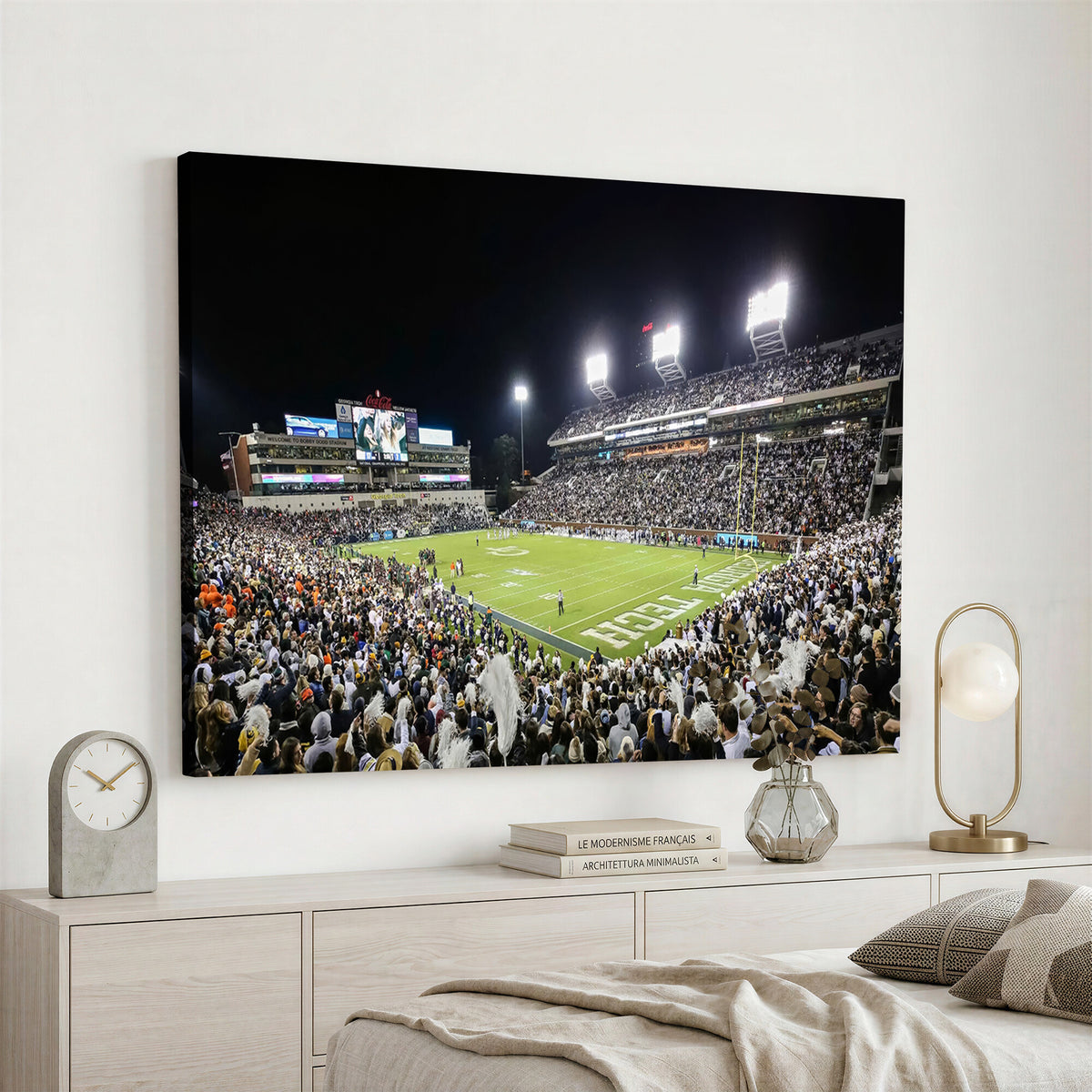 49339-MGV-CV-36X24 - Georgia Tech Yellow Jackets Football Team Print, Atlanta