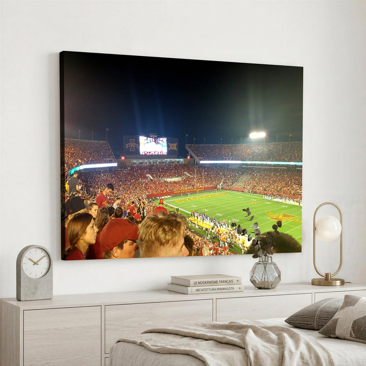94319-MGV-CV-36X24 - Iowa State University Cyclones Art Print, Jack Trice Stadium Ames