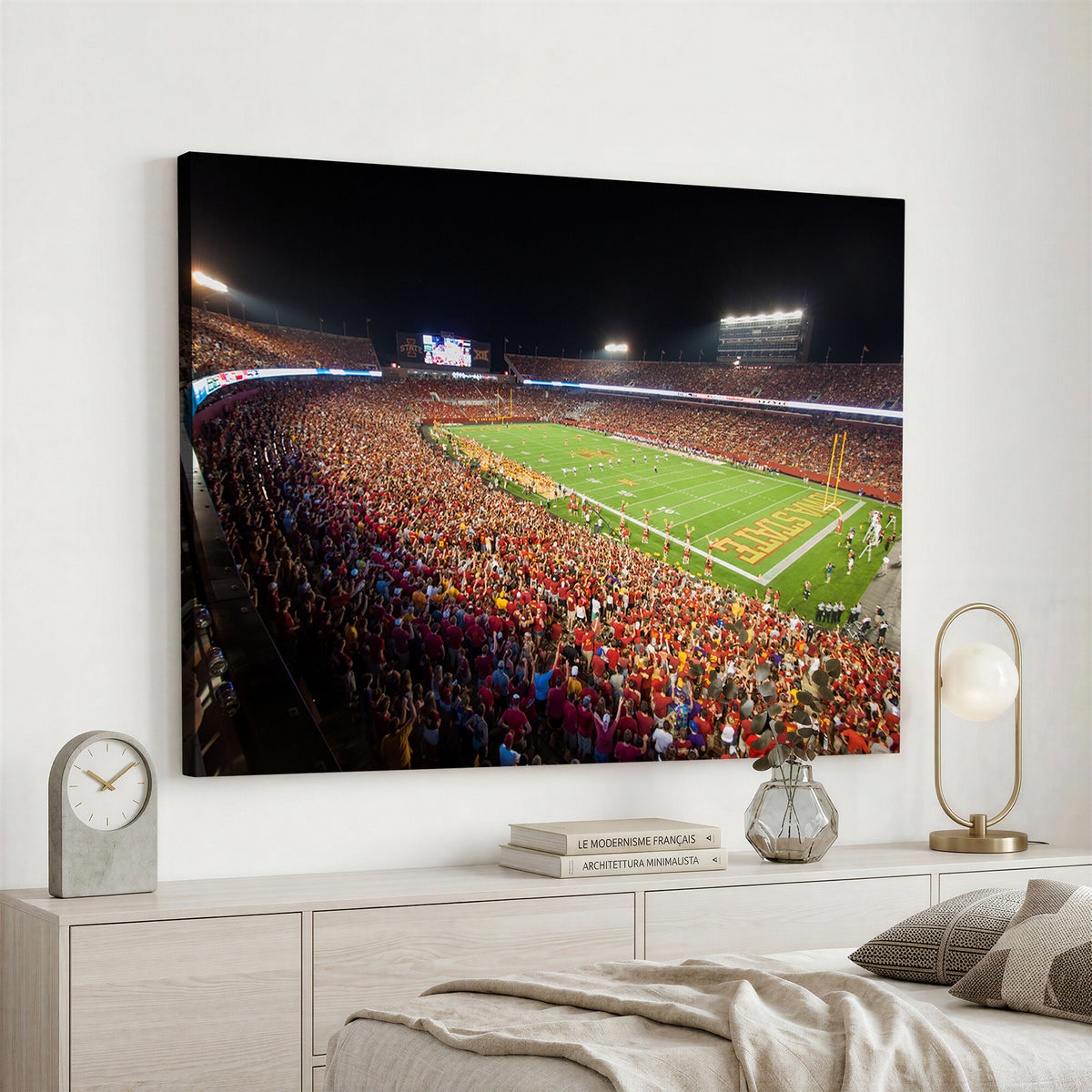 35139-MGV-CV-36X24 - Iowa State University Cyclones Canvas Print, Jack Trice Stadium