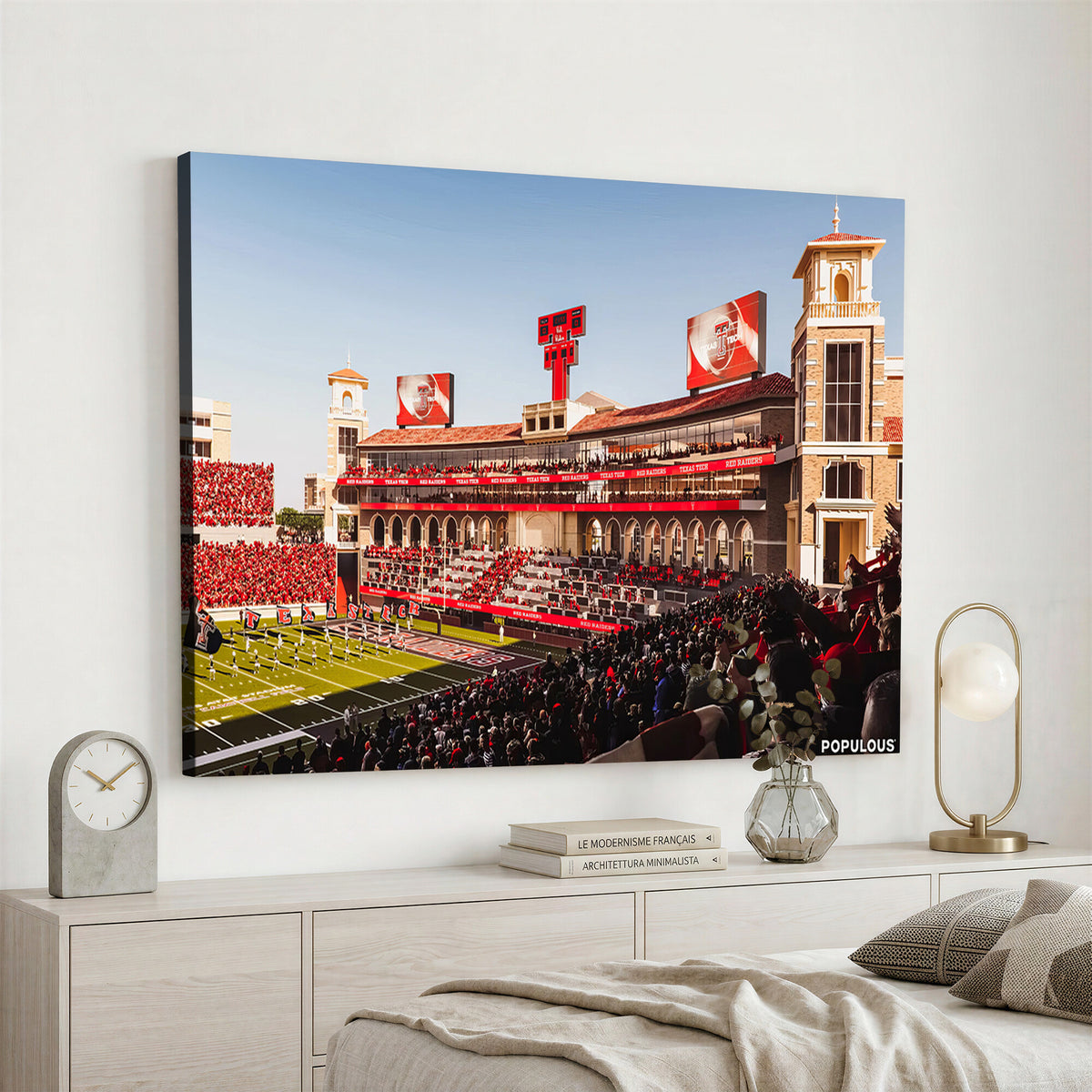 89744-MGV-CV-36X24 - Jones AT&T Stadium Texas Tech Red Raiders Wall Art