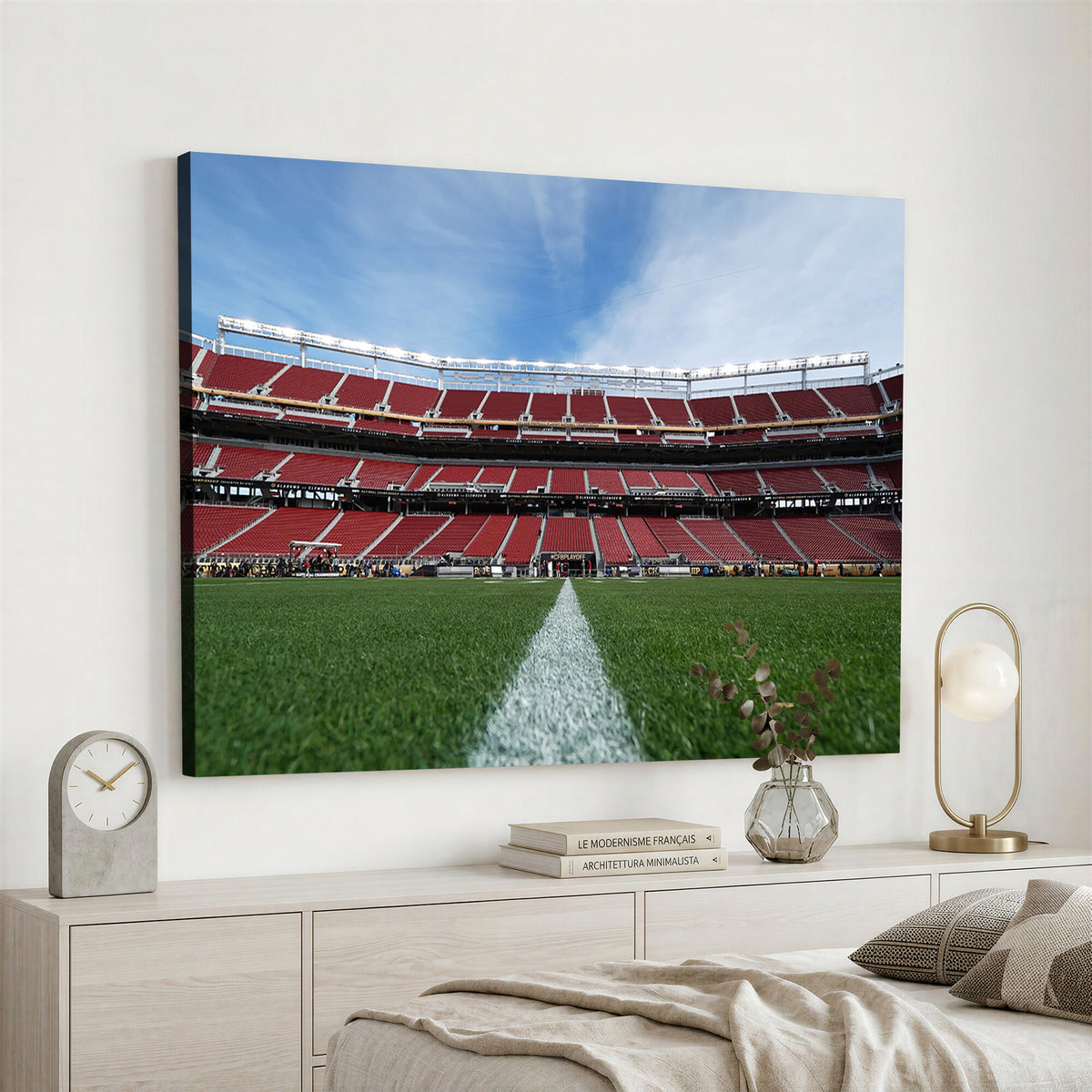 83238-PAN-FL-20X10 - University of Tulsa Golden Hurricane Football Team Print - Tulsa H.A. Chapman Stadium Wall Art