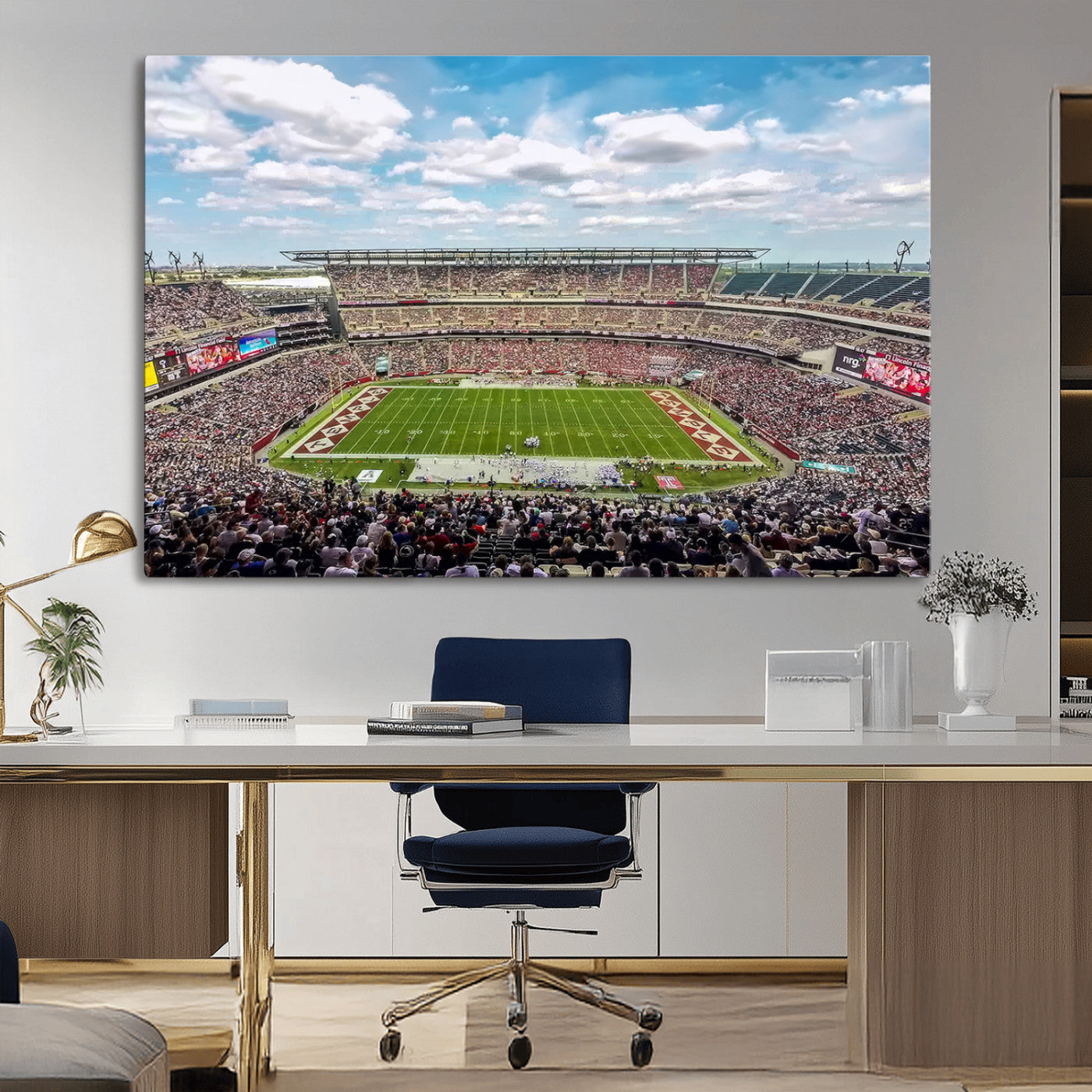 MGV-CV-36X24 - The Temple University Owls Athletics Team Print - Philadelphia Lincoln Financial Field Stadium Wall