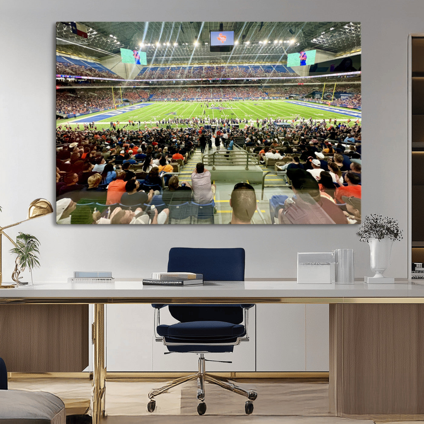 MGV-CV-36X24 - The University of Texas at San Antonio Roadrunners Football Team Print - San Antonio Alamodome Wall