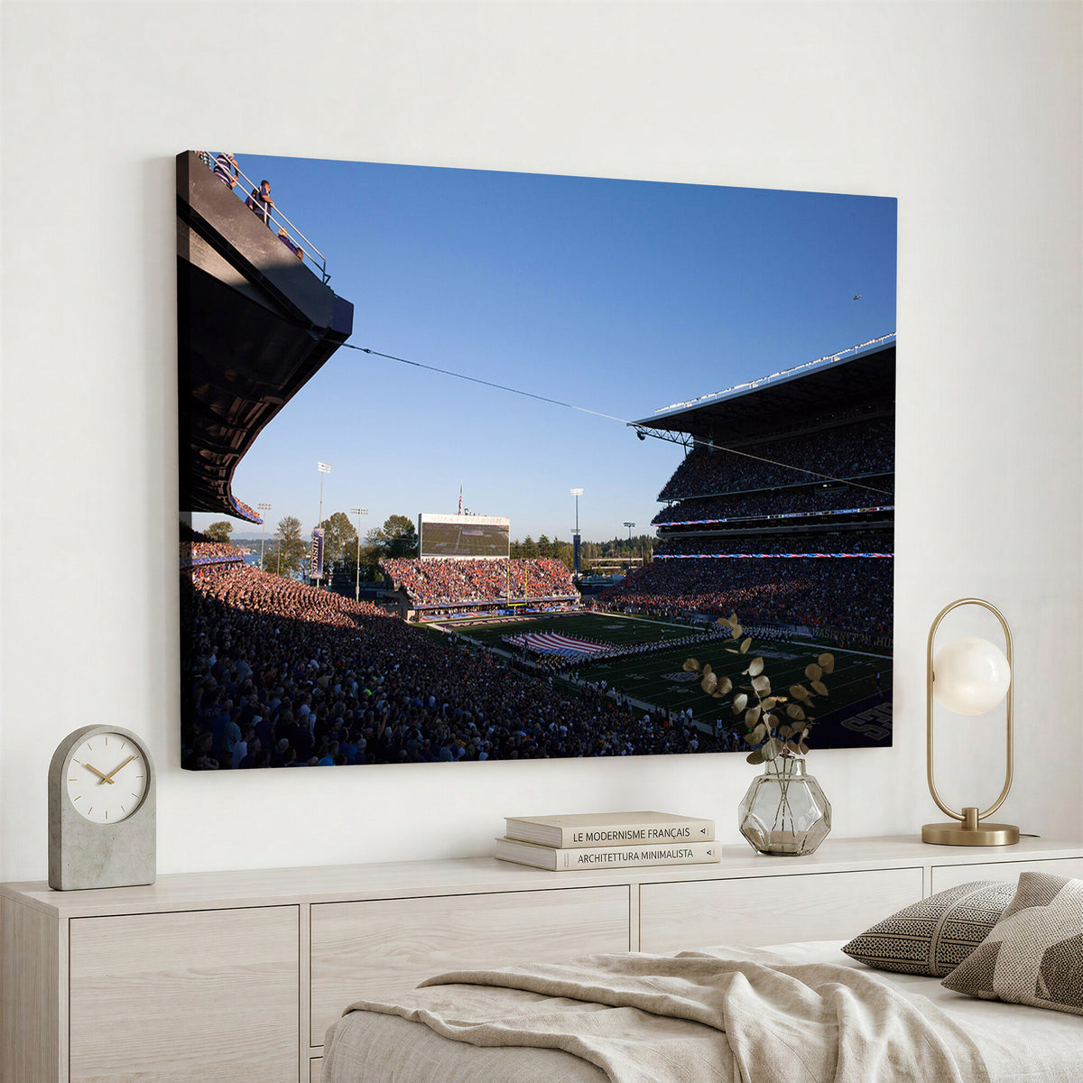 55028-MGV-CV-36X24 - The University of Washington Huskies Football Team Print